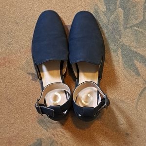 Black Mary Jane Loafer Style Shoes